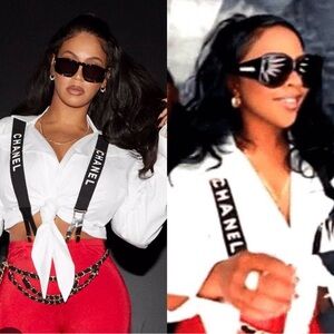 Authentic Vintage Chanel Suspenders